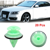 Volvo Bumper 9mm Green Plastic Rivets Clips (20 Pcs)