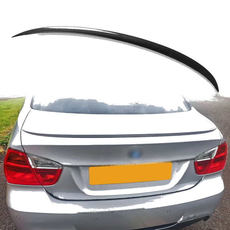 BMW 3-Series E90 M3 (2005-2012) Gloss Jet Black ABS Boot Spoiler