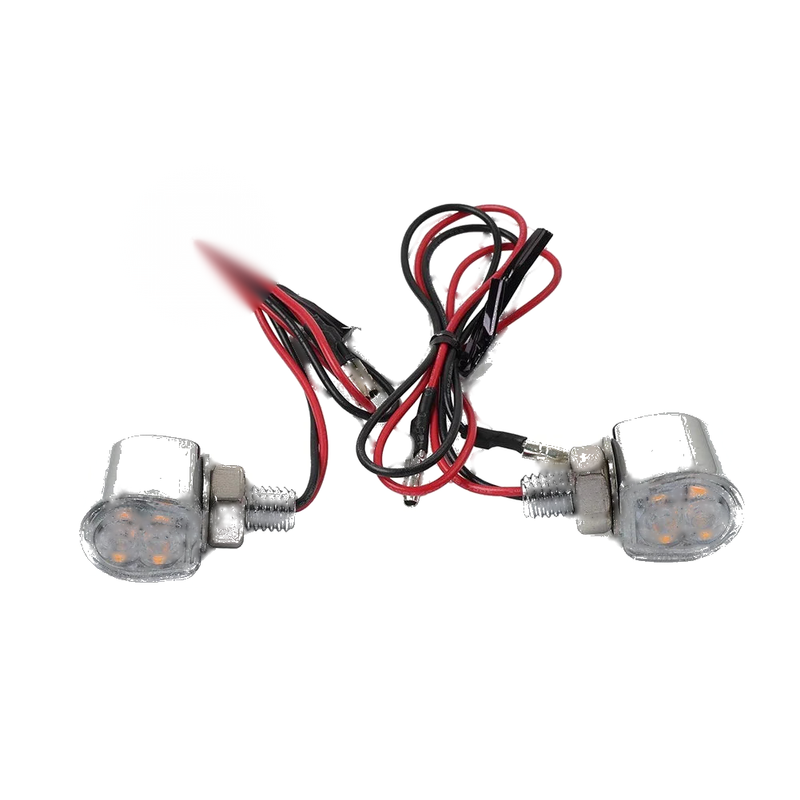 Various Models 2 x Universal Mini Motorcycle Turn Signal Indicator Lights