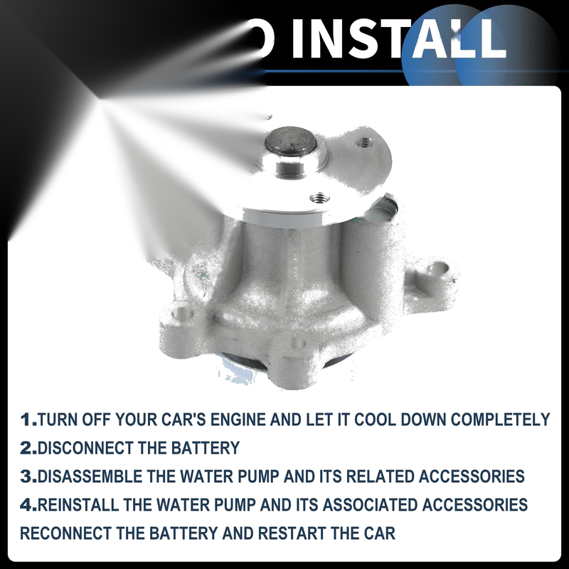 Hyundai Accent Creta Elantra Water Pump with Gasket Kit (2011-2023)