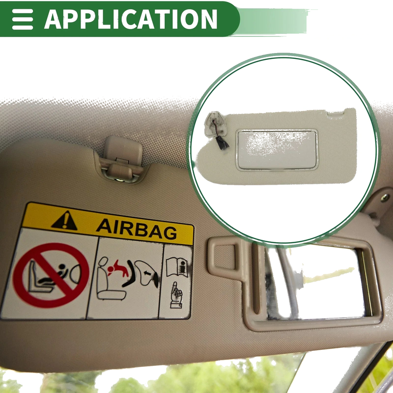 Nissan Maxima Left Driver Side Sun Visor with Mirror & Light (2016-2021)