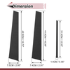 Lexus GS (2006-2011) Carbon Fiber Black 6 Pcs Door Pillar Window Trim