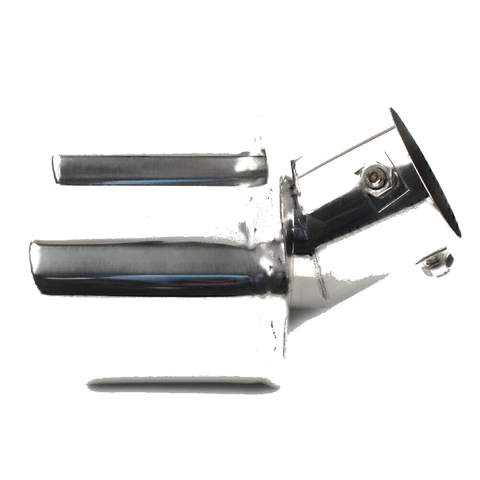 Car (Curved) - Auto Replacement Dual Exhaust Pipe Tail Muffler Tip