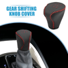 Hyundai Elantra 2004-2011 Faux Leather Black Red Gear Shifting Knob Cover