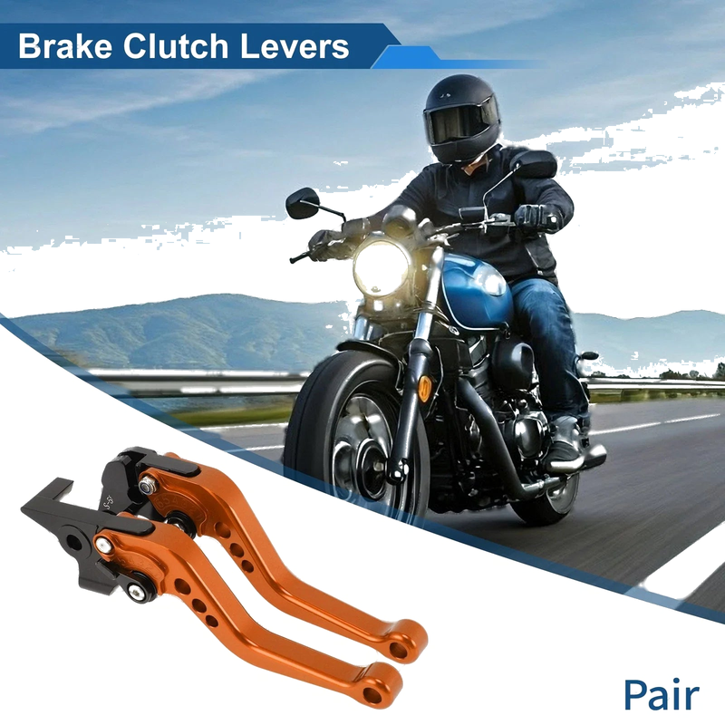 Yamaha MT-10 / FZ-10 Brake Clutch Levers Orange 1 pair (2017–2021)