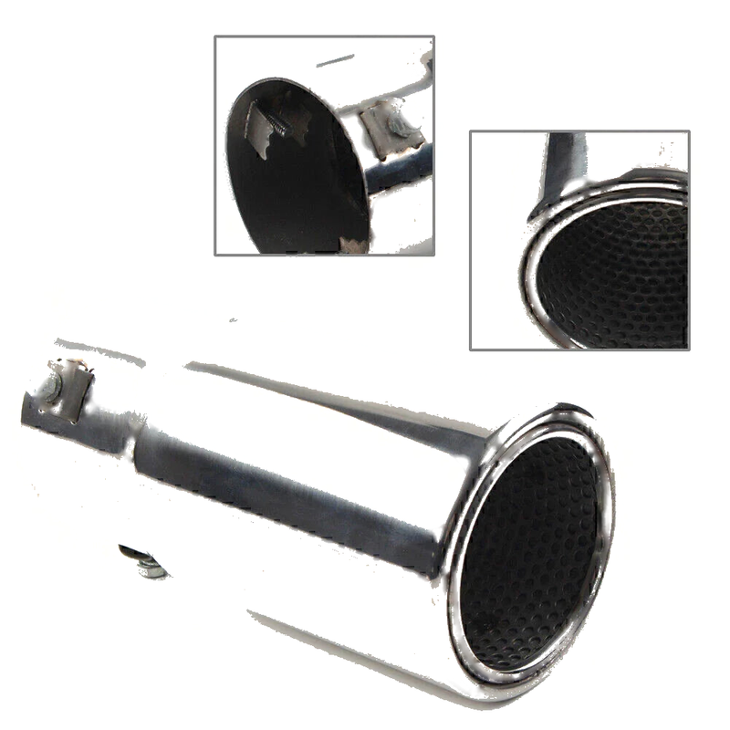 Toyota Prado Stainless Steel Rear Exhaust Pipe Tail Muffler Tip (2008-2021)