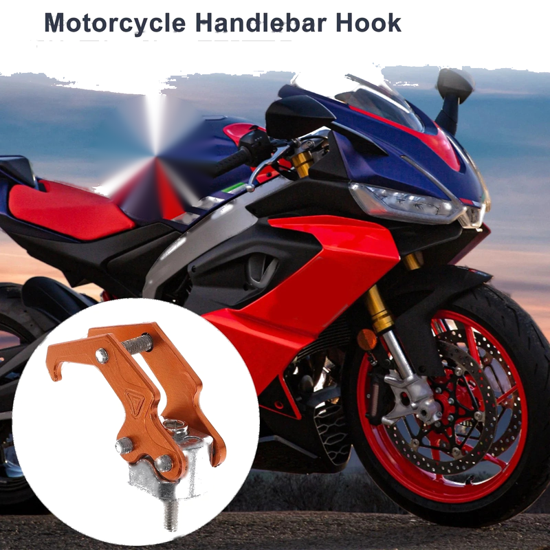 Orange Hanging Hook / 62mm / Claw Shape Aluminum Alloy Motorcycle
