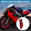 Motorcycle Handlebar Hook / Motorcycle Hanging Hook Aluminum Alloy Red /