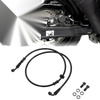 Motorcycle 110 cm Brake Clutch Oil Hose Nylon PU Stainless Steel Wire Braid