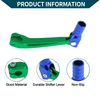 Honda CRF150F (2003-2017) Green Blue Folding Shifter Lever