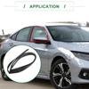 Honda Civic Front Left Door Window Run Channel Seal Strip (2006-2011)