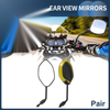 Make Model Pair Motorcycle Rear View Mirrors Handlebar Mirrors Plastic