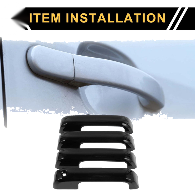 Ford F-150 (2015-2020) Black 4 x Exterior Door Handle Covers