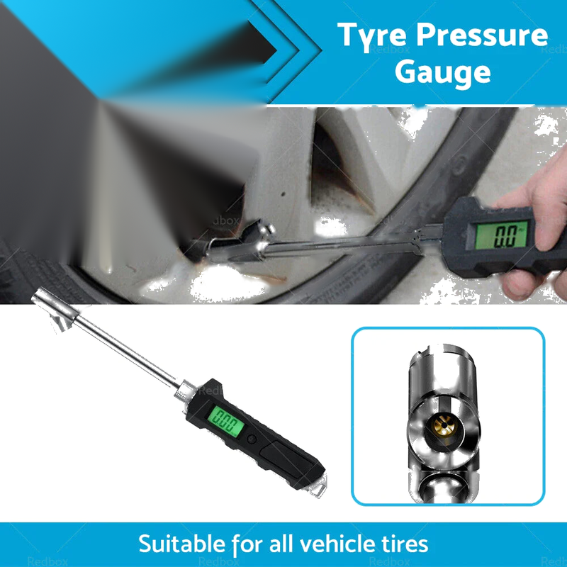 Car, Bike, Truck - 30 PSI Digital Tire Pressure Gauge