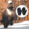 1 Pair Motorcycle Gloves Breathable Cycling Gloves XL Black Blue Polar Fleece