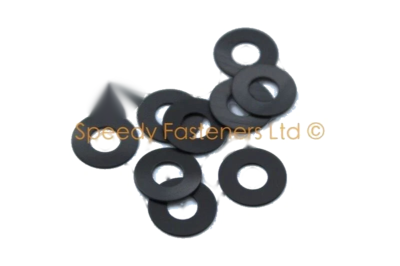D8 Retention Washers Nylon Black Fork Head