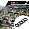 Oil Seal 35x62x8mm 5 Pcs Seal Ring Rotary Shaft Seal NBR Rubber