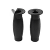 Vintage Motorcycle Handlebars Black Universal 7/8" 1" Easy-Hold Hand Grips