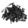 100pcs 6mm Car Bumper Hood Clips Rivets Retainers Fasteners Nylon