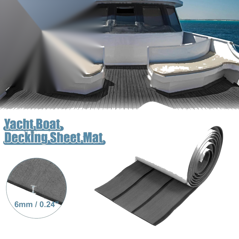 Boat Yacht Marine Decking Sheet Mat 95x7 EVA Faux Teak