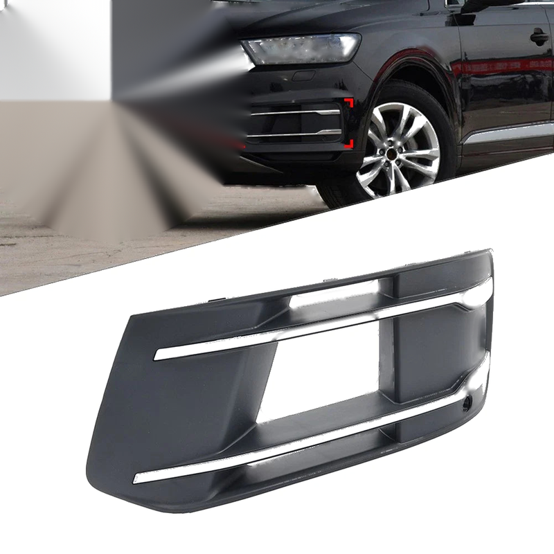 Audi Q7 Standard Model Fog Light Grille (2016-2019)