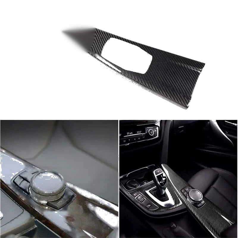 BMW F30 F34 S3 eries 2013-2018 325i Carbon Fiber Multimedia Switch Cover Fit