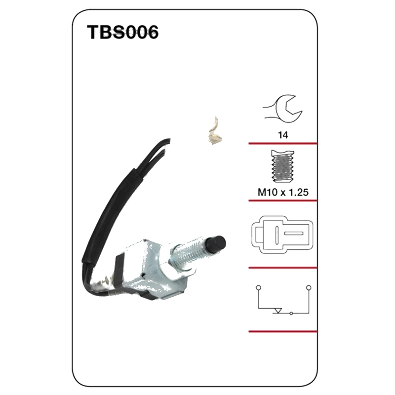 Toyota MR2 AW11 1.6L 4cyl Brake Stop Light Switch (1987-1990)