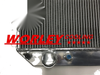 Ford F100 F250 F350 Bronco V8 44mm Aluminum Radiator & Fan (1967-1981)