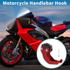 Motorcycle Handlebar Hook Red Aluminum Alloy