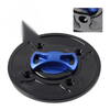 DUCATI Panigale V4 / S / R CNC Blue 4-Hole Gas Fuel Tank Cap Cover (2018-2021)