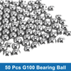 11.0mm Bearing Ball Steel G100 Precision Silver Tone 50 Pcs
