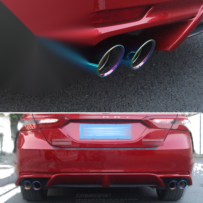 Toyota Camry 2018-2020 Pair Car Stainless Steel Exhaust Muffler End Tip Fit