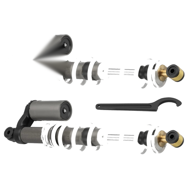 Polaris RZR S 800 EFI 2 x Front Air Shock Absorbers (2009–2012)