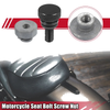 Harley Davidson Sportster 1 Set Seat Bolt Screw with Nut Black
