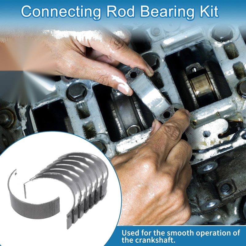 Hyundai SANTA FE 2009-2017 Connecting Rod Bearing Set (8 Pcs)