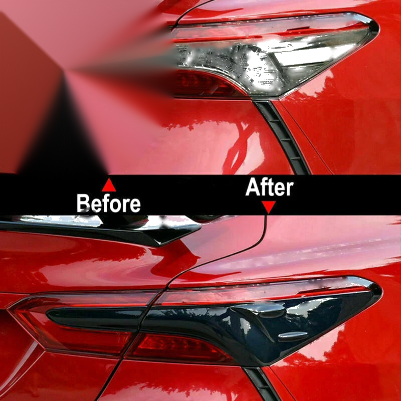 Toyota Camry Smoked Rear Tail Light Cover Lens (2018-2023)