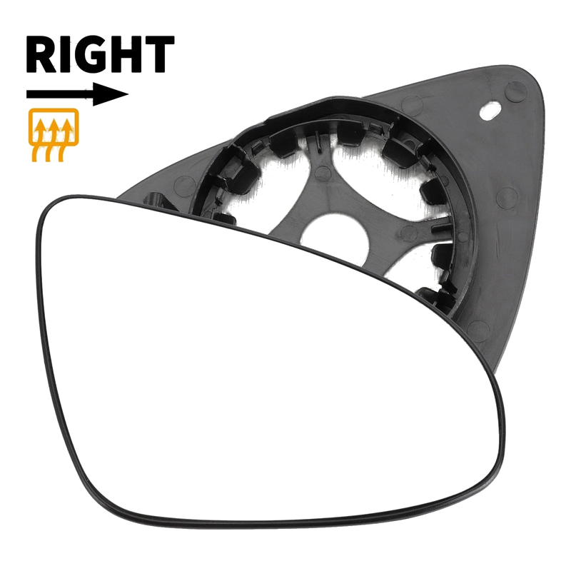 Peugeot 108 for TOYOTA AYGO Right Side White Mirror Glass w/ Back Heated
