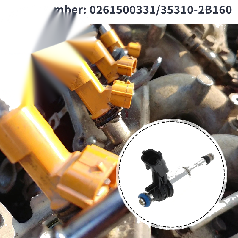 Hyundai Tucson 1.6T (2016-2018) - 1 x Black Injector Fuel Injector