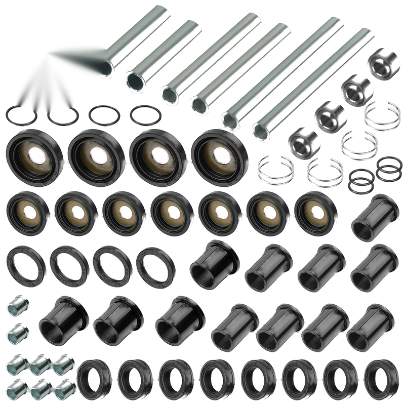 Rear U/L A-arm Bushing Shaft Kit 2 x Honda Rincon TRX650 TRX680 (2003–2013)