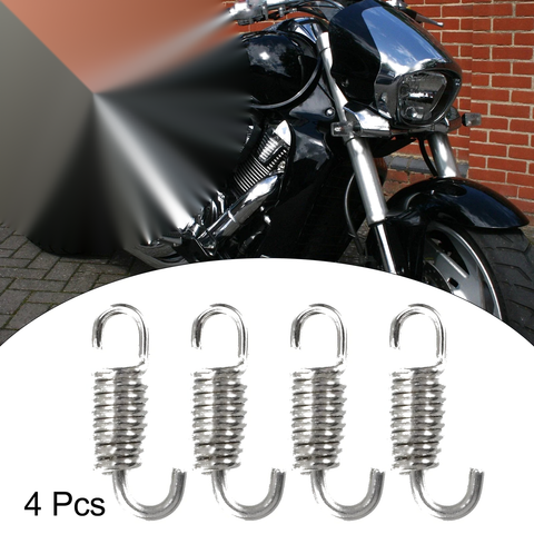 Universal 4x 43mm 1.69in Motorcycle Muffler Exhaust Pipe Springs