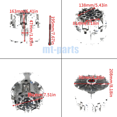 CAN-AM Maverick X3 MAX Turbo R XRS DPS XMR XRC Clutch (2017-2023)