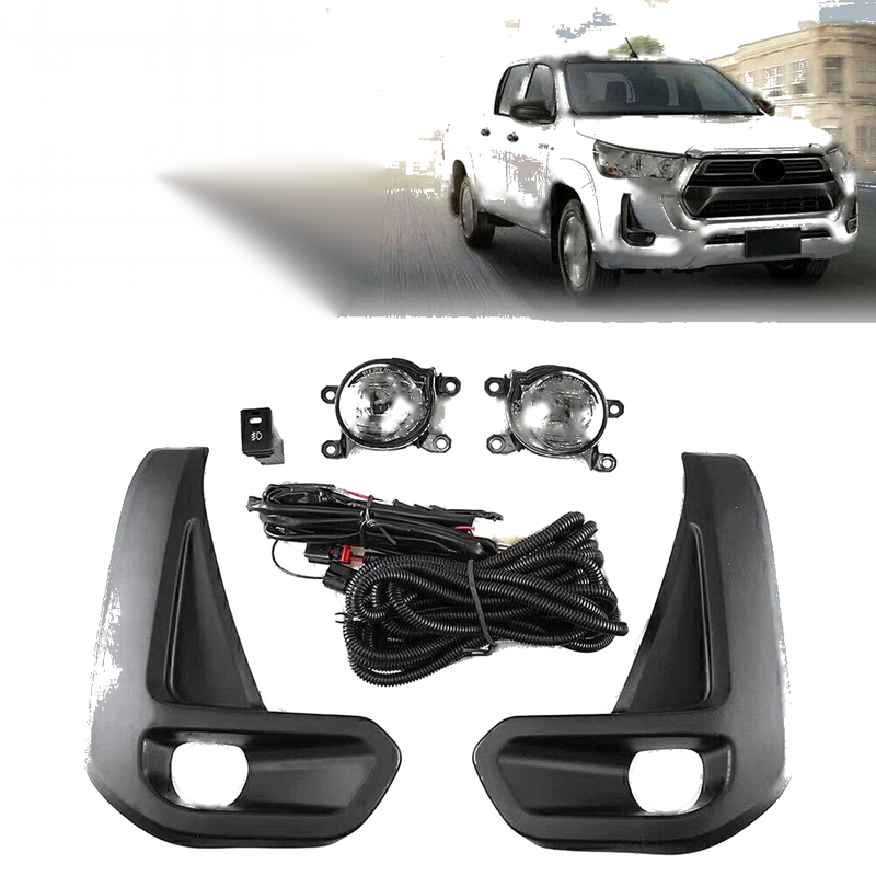 Toyota Hilux ABS Plastic Fog Lamp Driving Light (2020-2022)