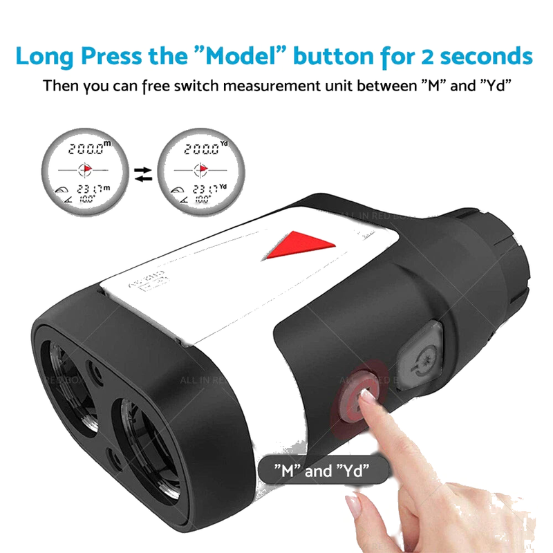 Mileseey 600M Golf Laser Range Finder with Slope & Vibration Lock