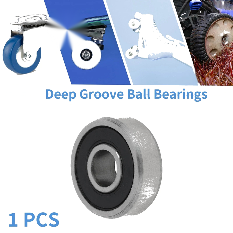 Scooter Skateboard Wheel Deep Groove Ball Bearings 4x12x4mm