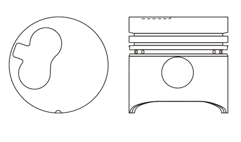 ENGINE PISTON & PIN / 1 X / Toyota Landcruiser HJ60/HJ75 4.0L 2H (1984–1990)