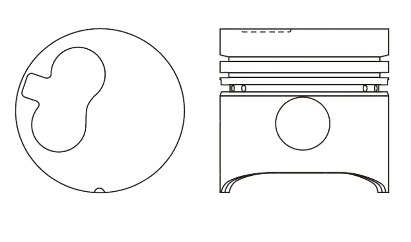 ENGINE PISTON & PIN / 1 X / Toyota Landcruiser HJ60/HJ75 4.0L 2H (1984–1990)