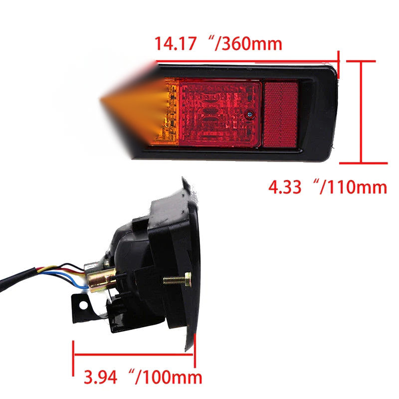 Toyota Landcruiser Prado FJ90 FJ95 Tail Bumper Rear Fog Lamp Light Right (1996-2002)