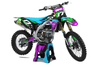 Kawasaki KX 65 Custom Decal Kit Synth Style