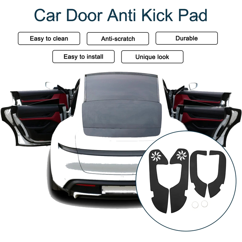 Lexus ES ES350 ES300h Black Anti Kick Pad Sticker Protector (2019)