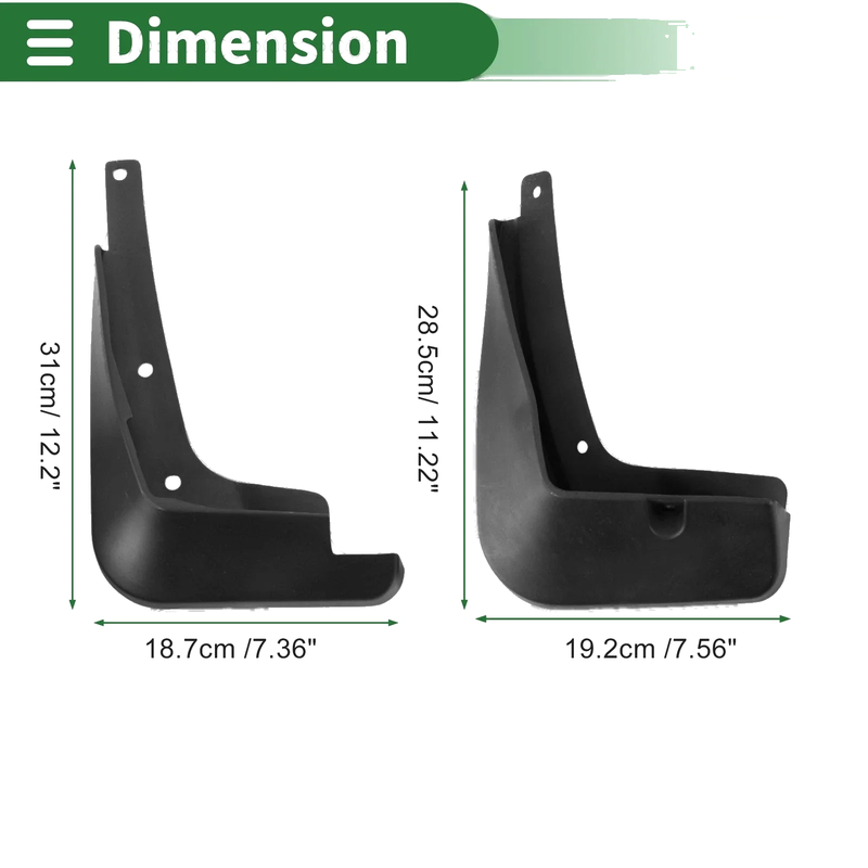 Chevrolet Cavalier Mud Flaps Splash Guards (2016 - 2018)